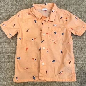Summer Party Popsicle Button Down Shirt